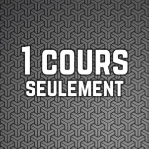 1 cours seulement